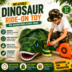 Spookera Rex Rider — Inflatable Ride-On T-Rex Costume for Kids
