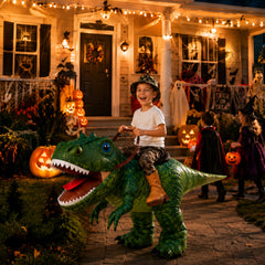 Spookera Rex Rider — Inflatable Ride-On T-Rex Costume for Kids