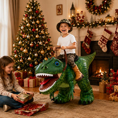 Spookera Rex Rider — Inflatable Ride-On T-Rex Costume for Kids